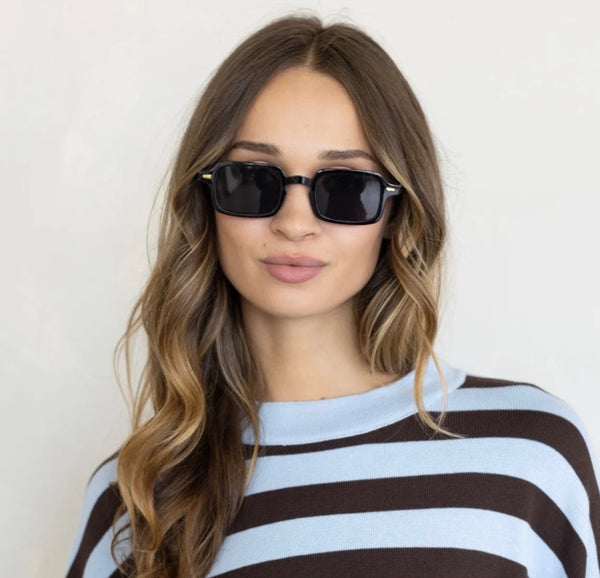 Smooth Noir — Square Sunglasses