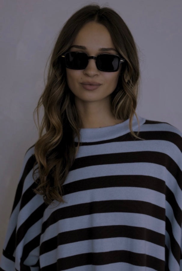Smooth Noir — Square Sunglasses